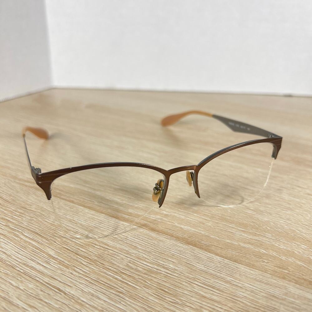 Ray-Ban RB6345 2732 Eyeglasses Half Rim 52-17-135 FRAMES ONLY Bronze